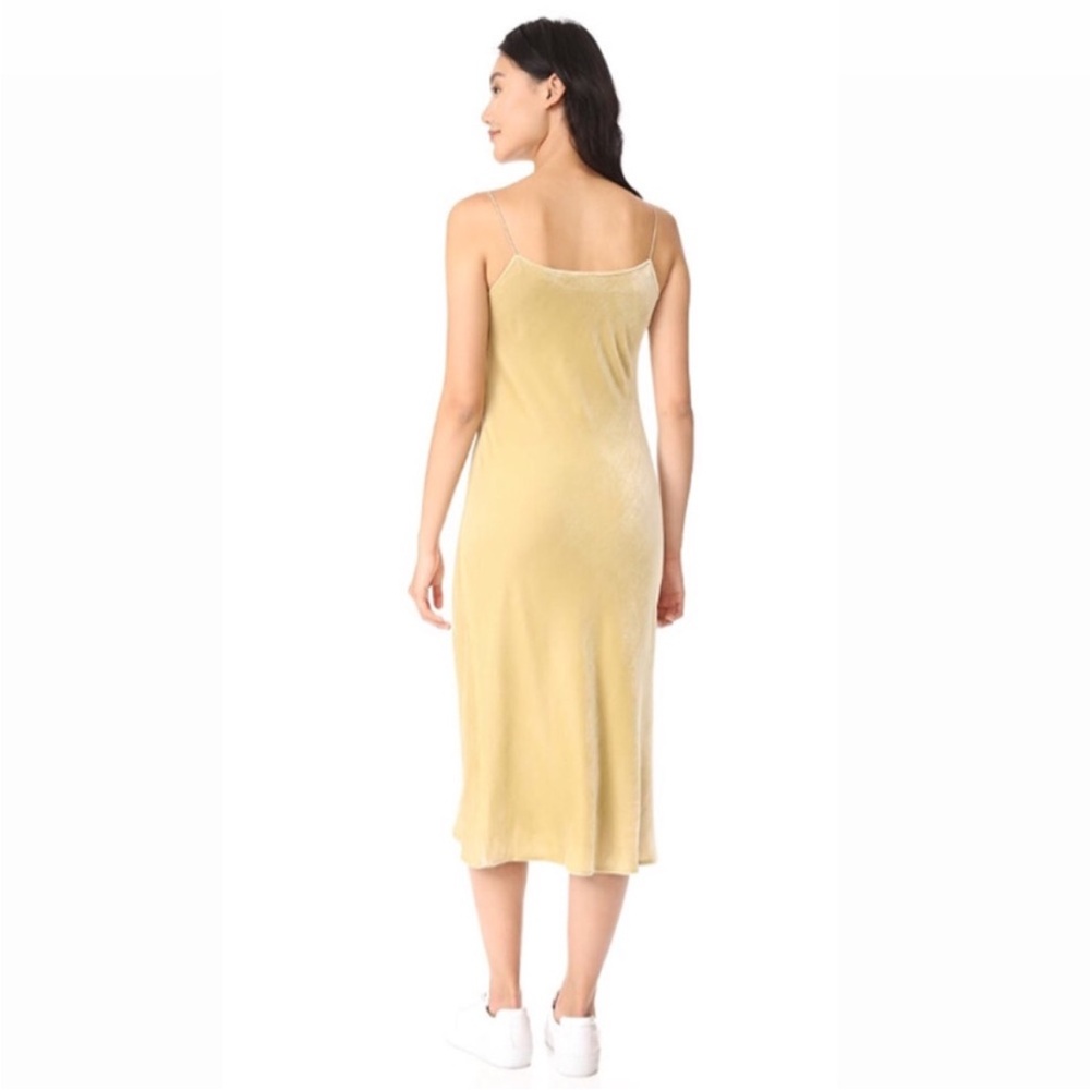Vince Gold velvet slip Dress - Picture 5 of 9